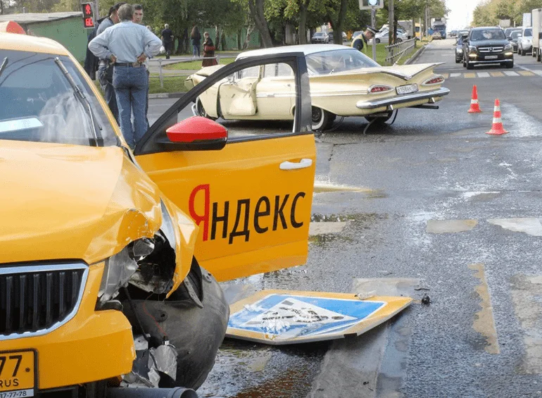 ДТП с такси